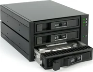 Obudowy i kieszenie na dyski twarde - Kieszeń Fantec BP-T2131, SAS & SATA backplane for 3x 3.5"/2.5" HDD/SSD, black - miniaturka - grafika 1