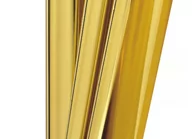 Opakowania i torebki na prezenty - Papier świąteczny złoty  57cmx20m 20m91 - miniaturka - grafika 1