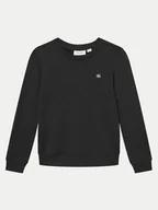 Moda i Uroda OUTLET - Calvin Klein Jeans Bluza Mono Mini Badge IU0IU00570 Czarny Regular Fit - miniaturka - grafika 1