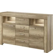 Komody - Komoda SK155 Sky Piaski Meble Dąb Riviera - miniaturka - grafika 1