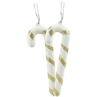 Zabawki kreatywne - Arpex, Brokatowe laski choinkowe złote (2 szt.) - miniaturka - grafika 1