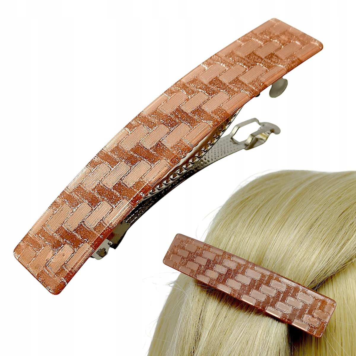 Zapinka do włosów Automatyczna Kolorowa spinka Klamra