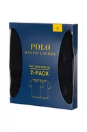 Koszulki dla dziewczynek - Polo Ralph Lauren piżama 2-pack kolor czarny gładki - miniaturka - grafika 1