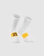 Skarpetki kolarskie - ASSOS Skarpetki rowerowe SPRING FALL SOCKS EVO white series - miniaturka - grafika 1