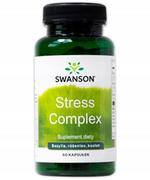 Suplementy naturalne - Swanson, Stress Complex - Rhodiola Holy Basil Valerian, 60 kaps. - miniaturka - grafika 1