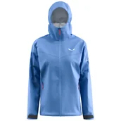 Kurtki i kamizelki sportowe damskie - Kurtka damska Salewa Puez Aqua 4 Ptx 2.5L W Jacket Rozmiar: L / Kolor: jasnoniebieski - miniaturka - grafika 1