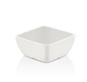Miski i półmiski - MISKA Z MELAMINY KWADRATOWA BIAŁA 19 x 19 x 9 cm - miniaturka - grafika 1