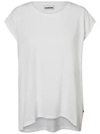 Koszulki i topy damskie - Noisy may Damski T-shirt Nmmathilde S/S Loose Long Top Curve (6 sztuk), Bright White, 46 - miniaturka - grafika 1