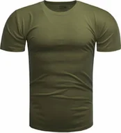 Koszulki męskie - Koszulka męska t-shirt gładki zielony Recea - miniaturka - grafika 1