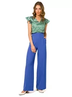 Spodnie damskie - Stylove Spodnie w kolorze niebieskim - miniaturka - grafika 1