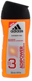 Adidas AdiPower Żel pod prysznic M 250 ml - Żele pod prysznic dla mężczyzn - miniaturka - grafika 1