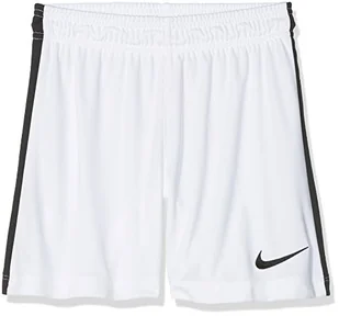 Nike Dziecięce szorty uniseks League Knit biały czarny/biały m - Spodenki damskie - miniaturka - grafika 1