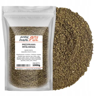 PRZYPRAWA MYŚLIWSKA 1kg Aromatyczna mieszanka ziół do dziczyzny Kol-Pol - Przyprawy i zioła sypkie - miniaturka - grafika 1