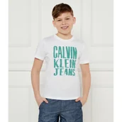 Koszulki dla chłopców - Calvin Klein Jeans T-shirt | Regular Fit - miniaturka - grafika 1
