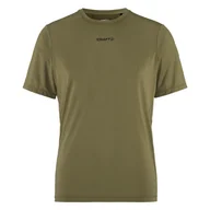 Koszulki męskie - Męska Koszulka z krótkim rękawem CRAFT ADV ESSENCE SS TEE 2 M 1914792-664000 – Oliwkowy - miniaturka - grafika 1