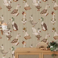 Tapety - Tapeta Gąski vintage - miniaturka - grafika 1