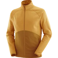 Bluzy sportowe męskie - BLUZA SALOMON ESSENTIAL WARM FZ MID M C21937 - miniaturka - grafika 1