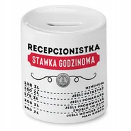 Skarbonki - Dla Recepcionistki Skarbonka na Urodziny Prezent z Nadrukiem ze Zdjęciem + Opakowanie na prezent (wzór 04) - miniaturka - grafika 1