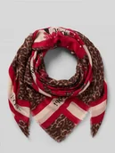 Apaszki i szaliki damskie - Szal z zwierzęcym nadrukiem na całej powierzchni model 'Adalia' - miniaturka - grafika 1