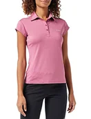 Koszulki i topy damskie - Columbia Columbia damska koszulka polo Peak To Point Novelty Polo czerwony Wine Berry X-S 1772791 - miniaturka - grafika 1