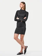 Sukienki - Pieces Sukienka codzienna Monica 17151155 Czarny Slim Fit - miniaturka - grafika 1