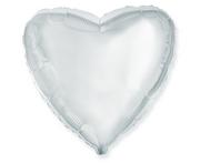 Balony i akcesoria - Flexmetal Balon foliowy "Serce", srebrny, FLEXMETAL, 18" 201500/P - miniaturka - grafika 1