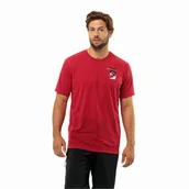 Koszulki męskie - Męski t-shirt Jack Wolfskin VONNAN S/S GRAPHIC T M red glow - S - miniaturka - grafika 1
