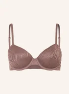 Biustonosze - Calvin Klein Biustonosz Usztywniany Sheer Marquisette rot - miniaturka - grafika 1