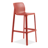 Fotele i krzesła ogrodowe - Hoker Nardi NET STOOL Corallo - miniaturka - grafika 1