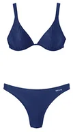 Stroje kąpielowe - Beco damski strój kąpielowy z fiszbinami bikini granatowy, 38 81030 - miniaturka - grafika 1