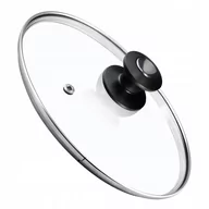 Pokrywki - Pokrywa żaroodporna z czarnym uchwytem Barletta 30 cm - miniaturka - grafika 1