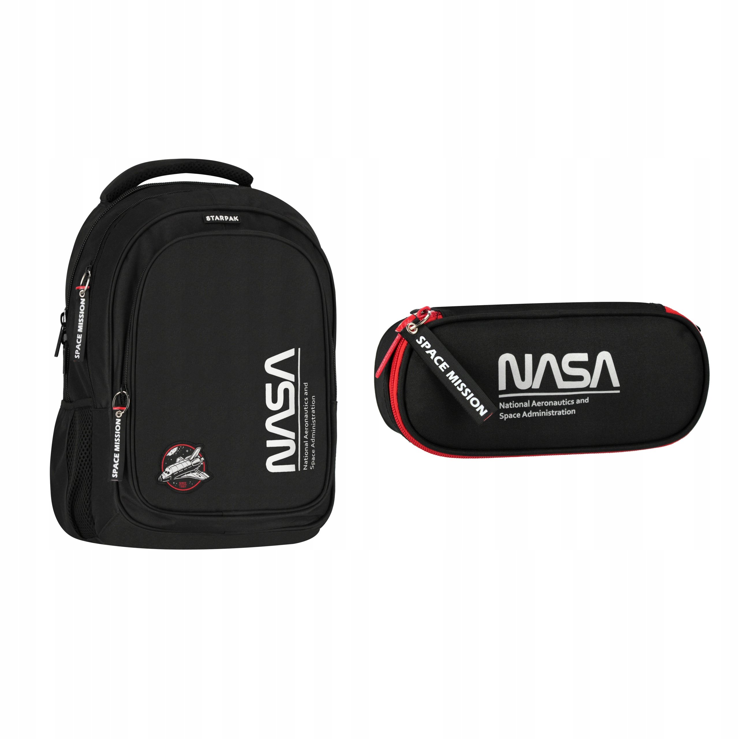 Plecak młodzieżowy w zestawie z piórnikiem Nasa Starpak 565257