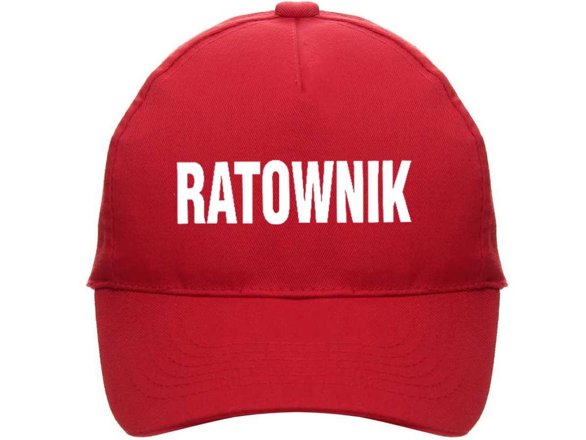 Czapka classic RATOWNIK czerwona