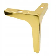 Meble modułowe i akcesoria - Nóżka metalowa meblowa Kotwica złoty chrom wysokość 15 cm - miniaturka - grafika 1