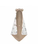 Koce i narzuty dla dzieci - Bonjour Cherie Kocyk bawełniany do fotelika samochodowego 90/90 Farma minky Beige - miniaturka - grafika 1