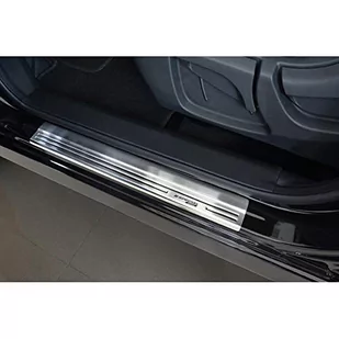 Avisa 2/14009 INOX ochraniacze progów drzwi X-Trail III 2014-2017 & FL 2017-4-częściowy, srebrny - Nakładki progowe - miniaturka - grafika 1