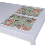 Obrusy i serwetki - Dekoria pl pl Podkładka 2 sztuki egzotyczne rośliny i lemury na miętowym tle 40 x 30 cm Tropical Island 403-142-62 - miniaturka - grafika 1