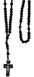 Różaniec drewniany na sznurku - Różańce - miniaturka - grafika 1