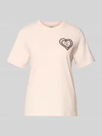 Koszulki i topy damskie - T-shirt z nadrukiem z logo - miniaturka - grafika 1