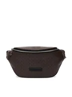 Nerki - Calvin Klein Nerka Emblem Aop Coated Waistbag LV04D3135G Brązowy - miniaturka - grafika 1