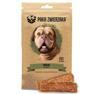 Paka zwierzaka Paka Zwierzaka Przysmak Stripsy z królika 80g - Przysmaki dla psów - miniaturka - grafika 1