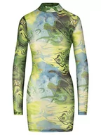 Sukienki - ApartFashion Sukienka damska, zielono-wielokolorowa, normalna - miniaturka - grafika 1