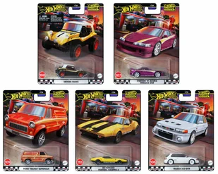HOT WHEELS PREMIUM BOULEVARD 106-110 ZESTAW 5szt GJT68 - Samochody i pojazdy dla dzieci - miniaturka - grafika 1