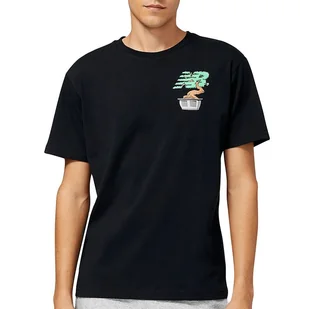 Koszulka New Balance MT21567BK - czarna - Koszulki sportowe męskie - miniaturka - grafika 1