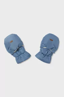 Rękawiczki dla dzieci - Mayoral Newborn rękawiczki do wózka kolor niebieski - grafika 1