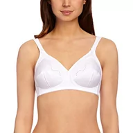 Biustonosze - Triumph Doreen + Cotton 01 Biustonosz na co dzień bez fiszbin Kobiety , biały , 115D - miniaturka - grafika 1