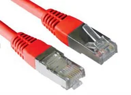 Kable miedziane - LOGON SSTP Cat6a kabel sieciowy Czerwony 1 m - miniaturka - grafika 1