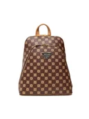 Plecaki - Monnari Plecak BAG0060-M17 Brązowy - miniaturka - grafika 1