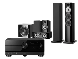 Kino domowe Yamaha RX-A4A (czarny) + 704 S3 + 707 S3 + HTM72 S3 + DB4S (czarny) - Kino domowe - miniaturka - grafika 1