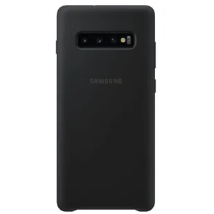 Samsung Silicone Cover do Galaxy S10+ Czarny EF-PG975TBEGWW - Etui i futerały do telefonów - miniaturka - grafika 1